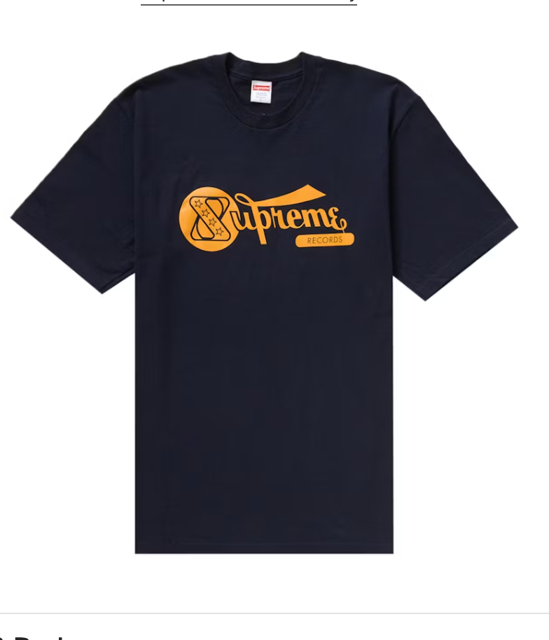 SUPREME playera Azul