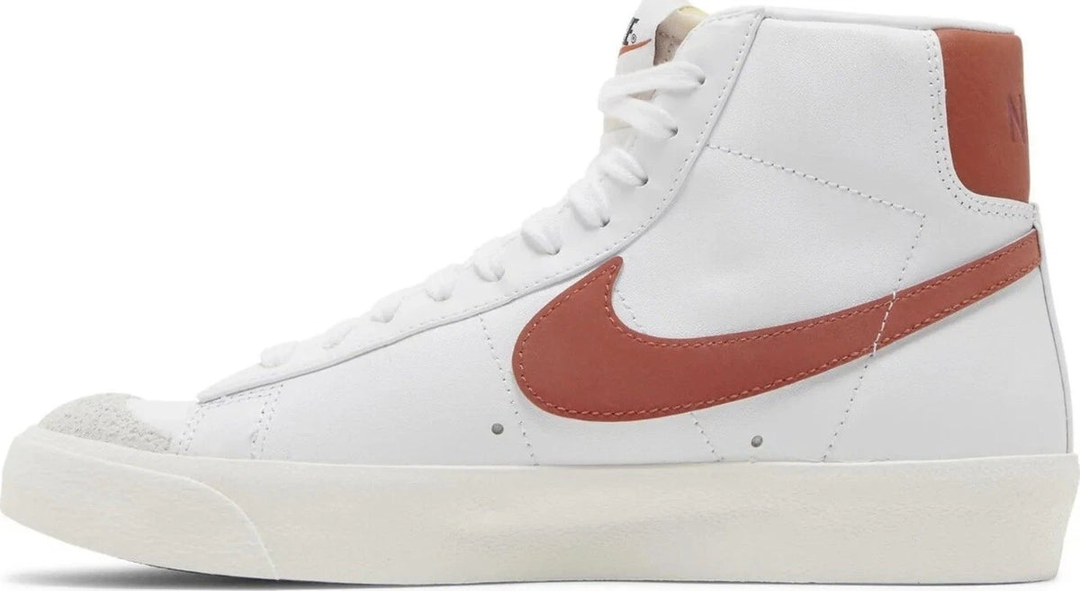Blazer Mid 77 Blanco/Naranja Quemado