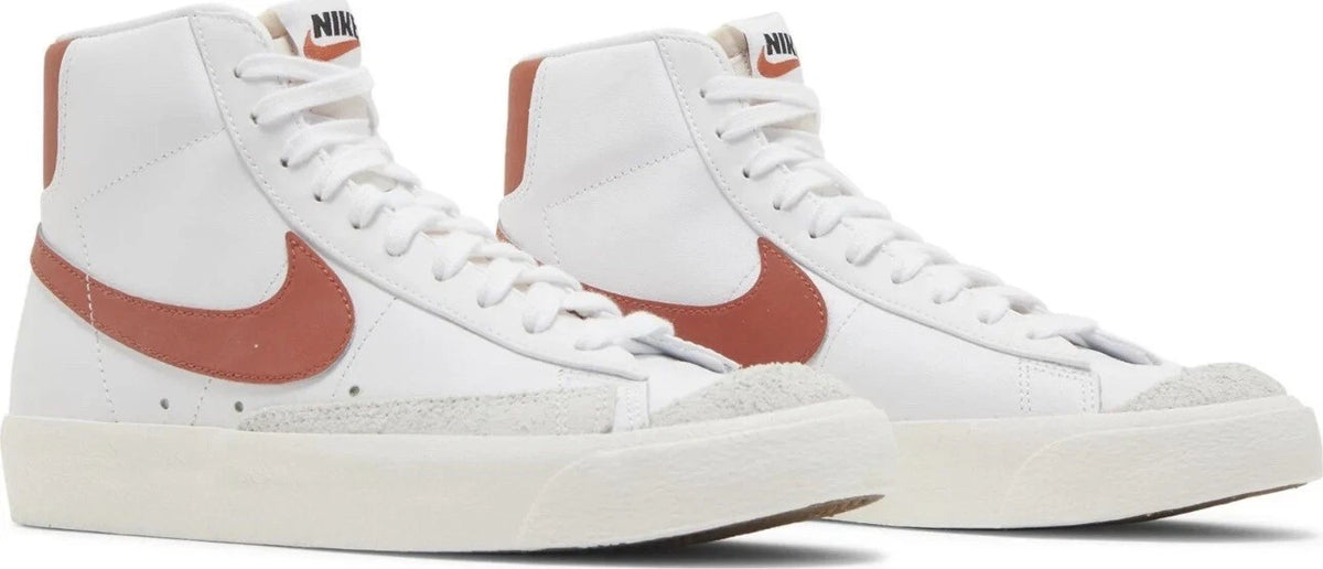 Blazer Mid 77 Blanco/Naranja Quemado