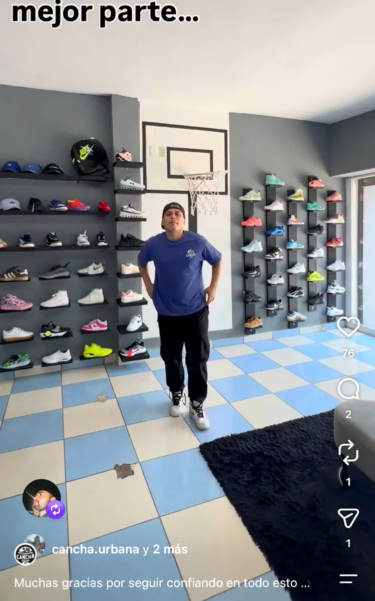 Vender tenis no ha sido la mejor parte…